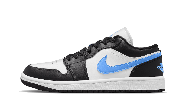 Jordan - Jordan 1 Low Black University Blue - Black/University Blue
