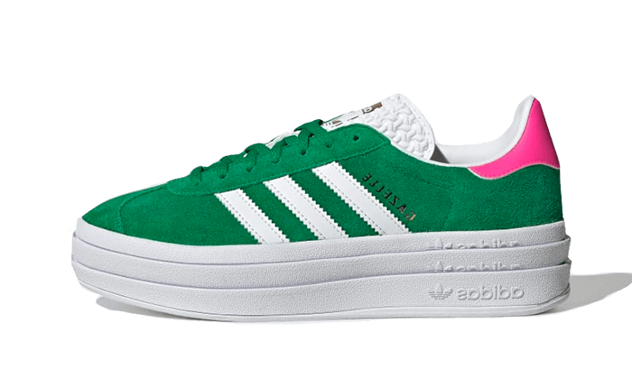 Adidas - Gazelle Bold - Green Lucid Pink